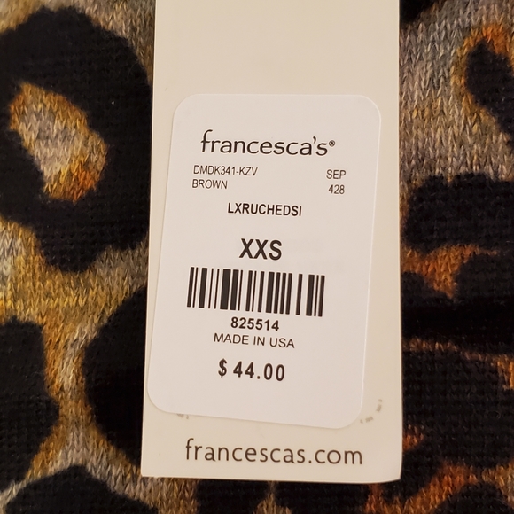 LEOPARD ABIGAIL MINI SWEATER DRESSš - Picture 6 of 7